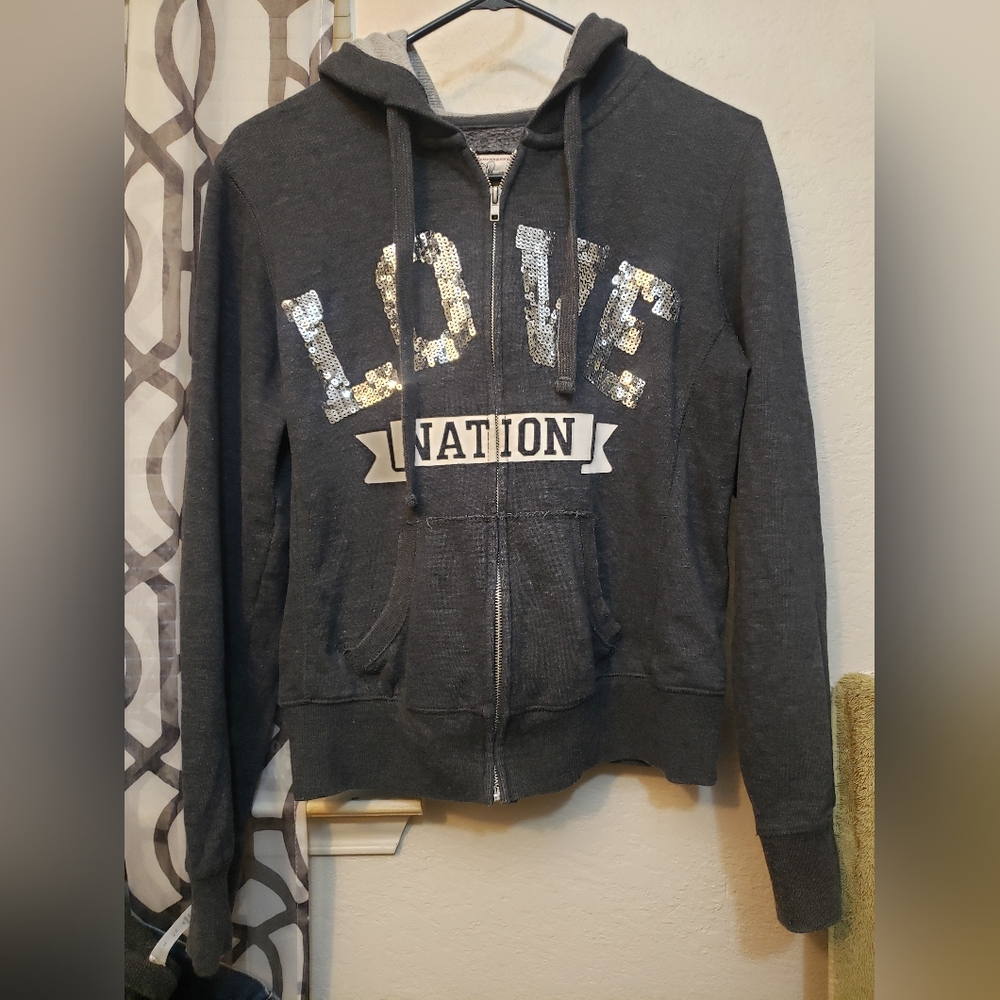 Gray hoodie